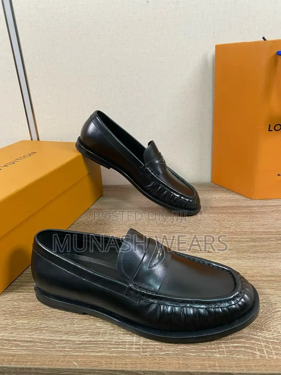 Luxury Louis Vuitton Loafers for Men Available in Brown and Black