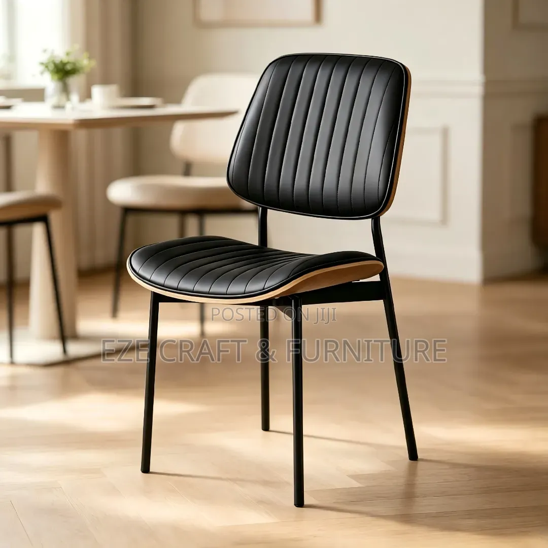 Metal Leg Upholstered Dining Chair