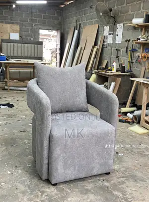 Single Sofa Chair With Pillow - Made in Lagos