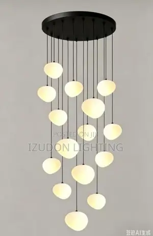 800mm Luxury Modern LED Bubble Pendant Chandelier Featuring Multiple