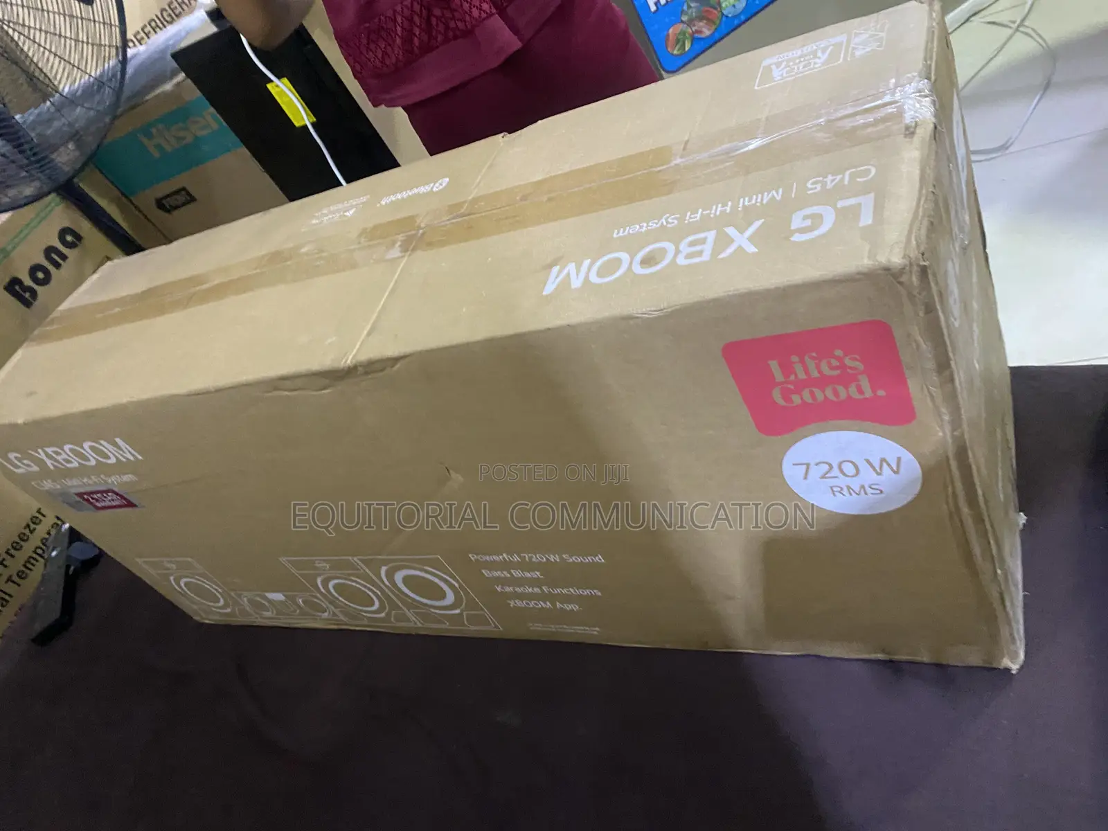 LG XBOOM CJ45 720W Bluetooth Stereo Entertainment System