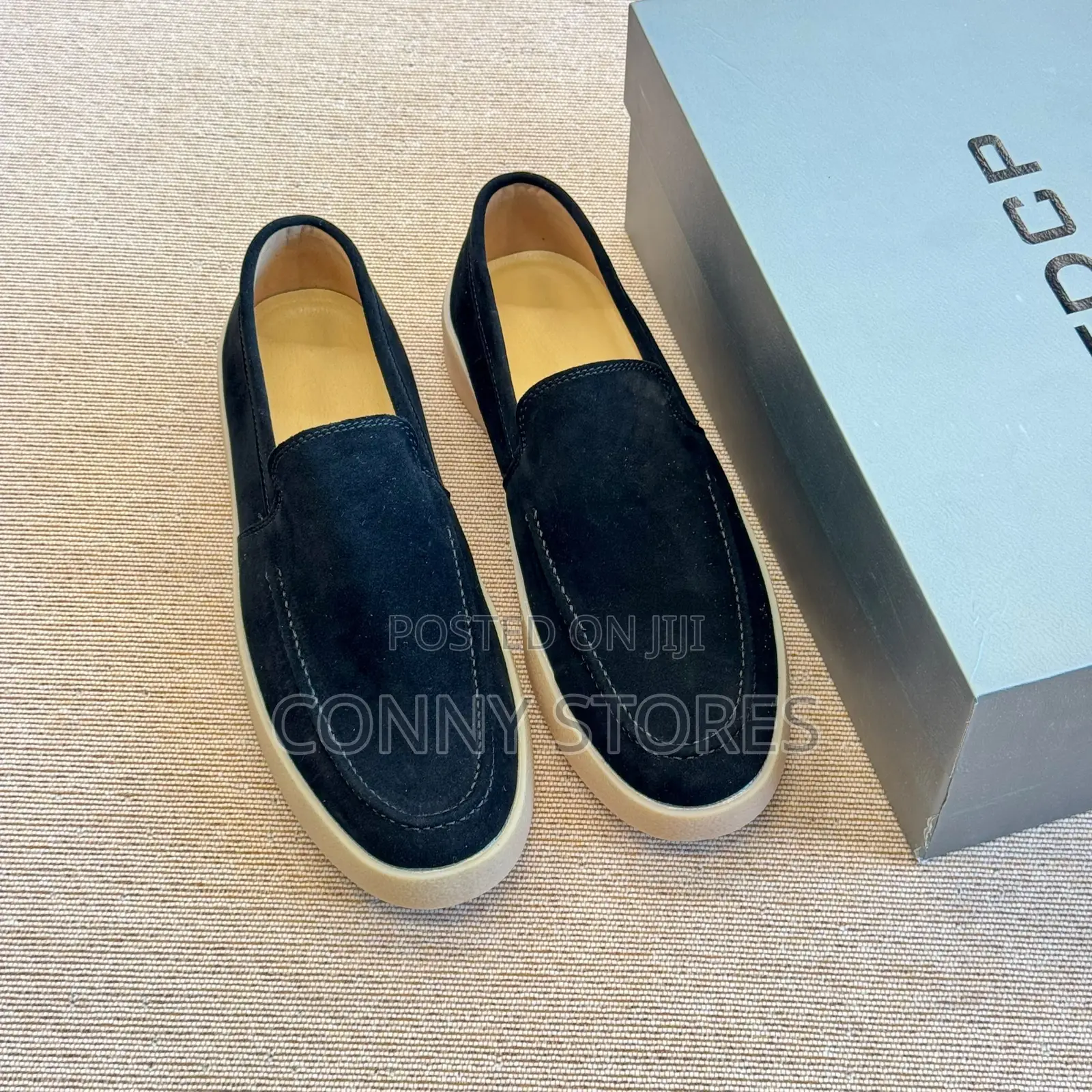 Valmont Suede Loafer “Black”