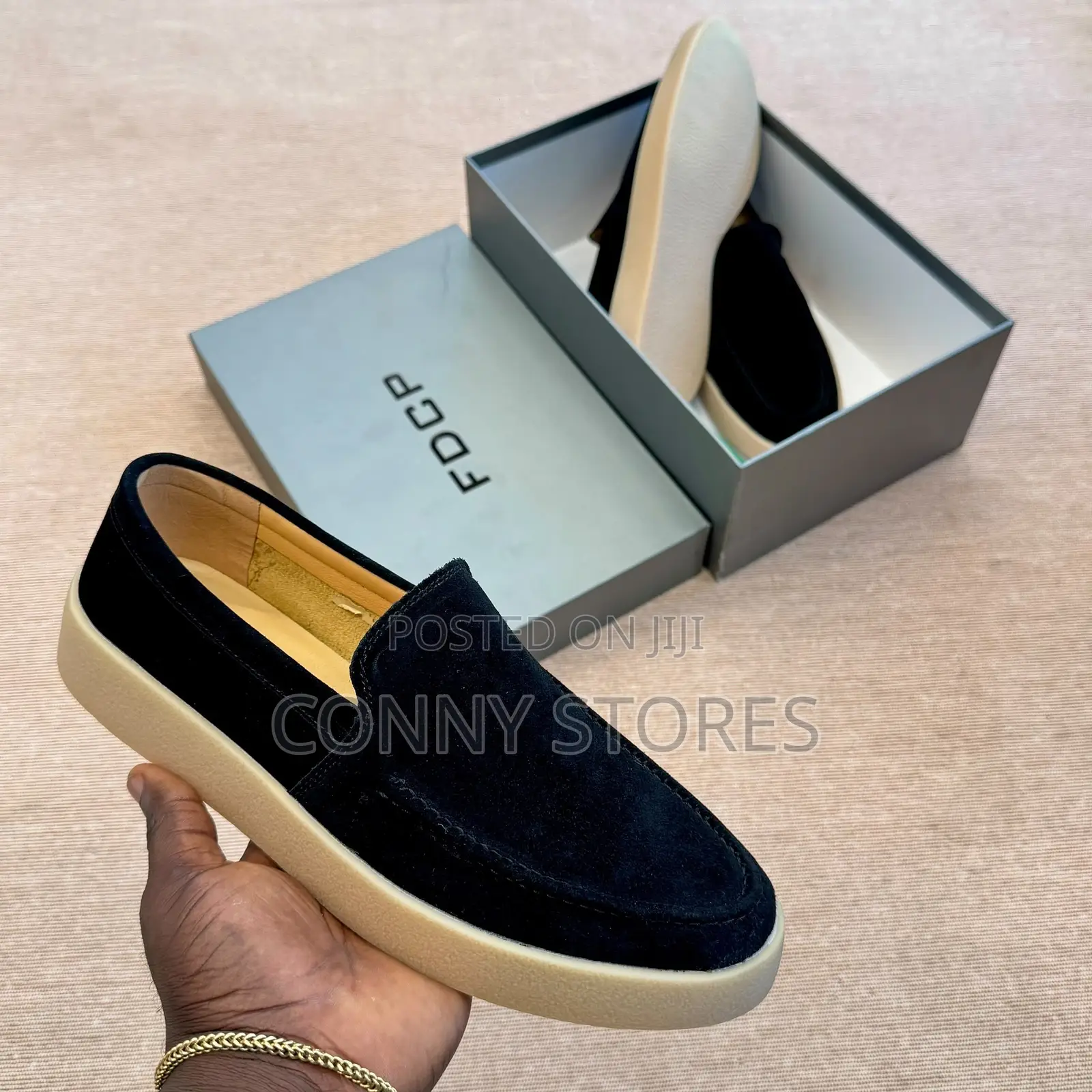 Valmont Suede Loafer “Black”