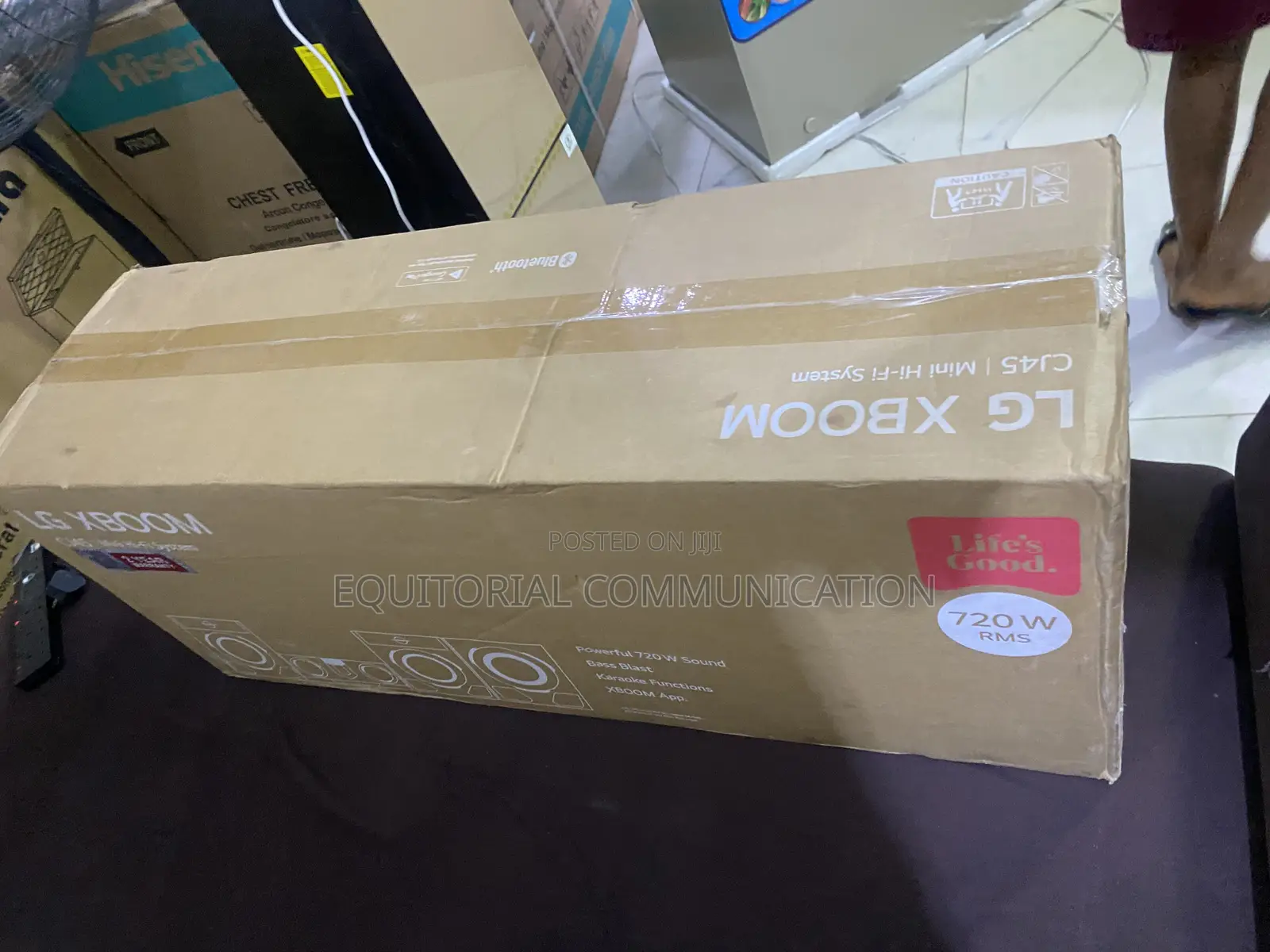 LG XBOOM CJ45 720W Bluetooth Sound System for Gatherings