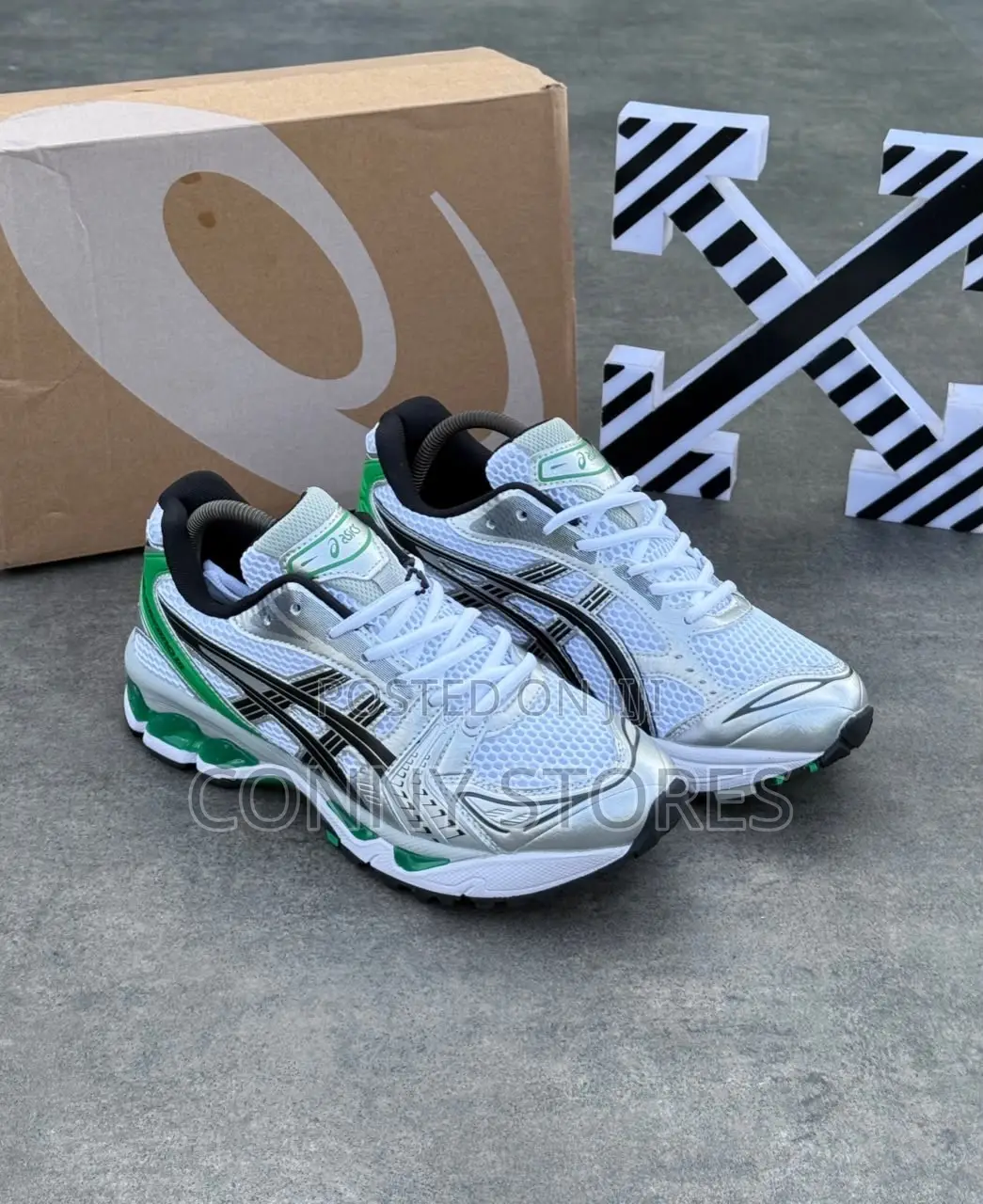 Asics Gel Kayano Metallic Green Sneakers