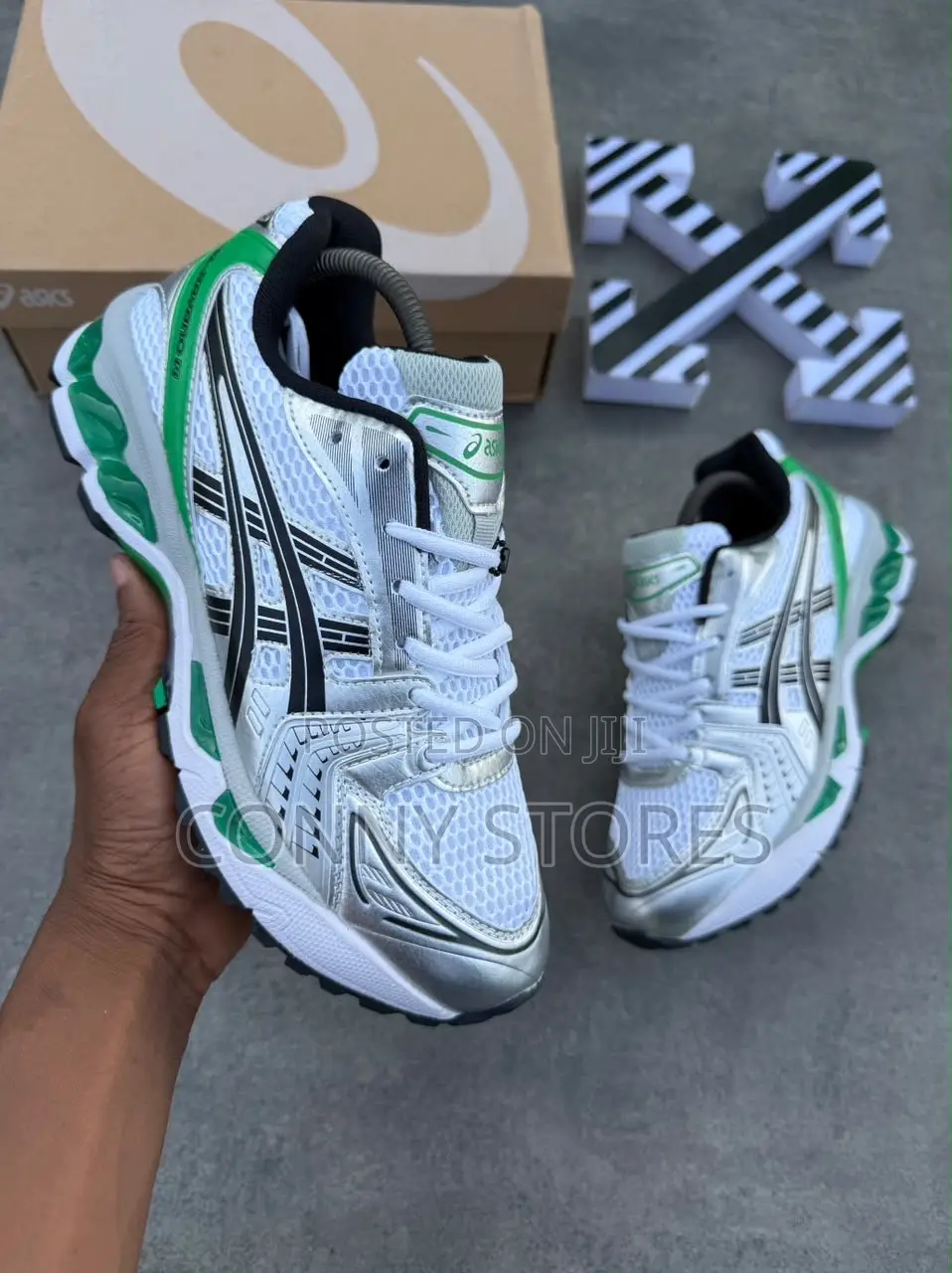 Asics Gel Kayano Metallic Green Sneakers