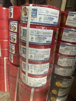 1.5mm Single Core Pure Copper Building Cable - 100m Roll (Full Gauge)⁠