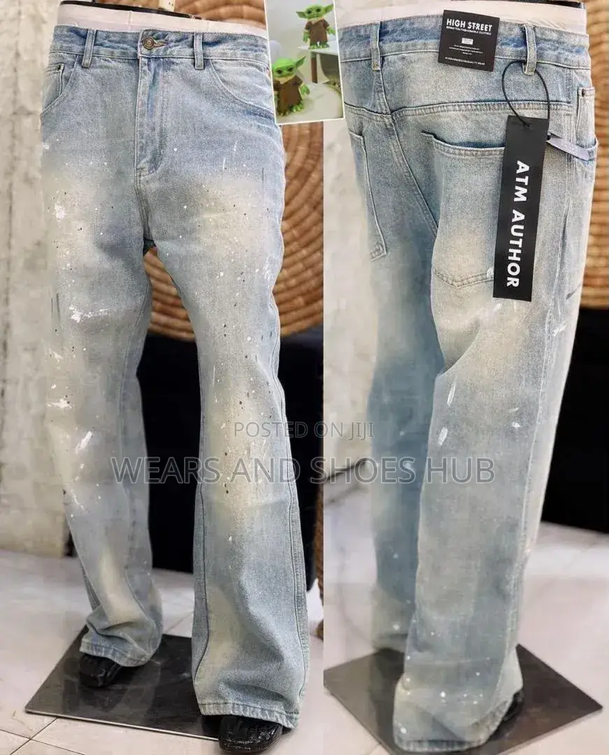 Men's Baggy Jeans | Wide-Leg Denim Trousers | Streetwear Fashion