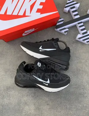 Nike Airmax Anthracite Black and White Sneakers