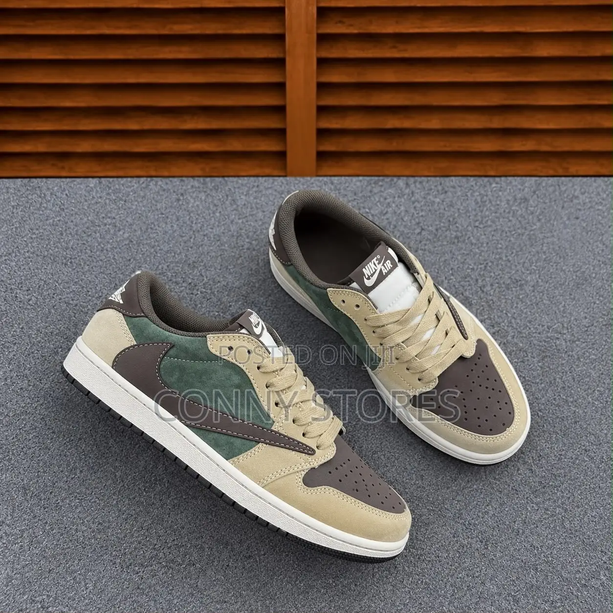 Nike X Travis Scott Air Jordan 1 Low"Olive" or "Sail and Ridgerock"