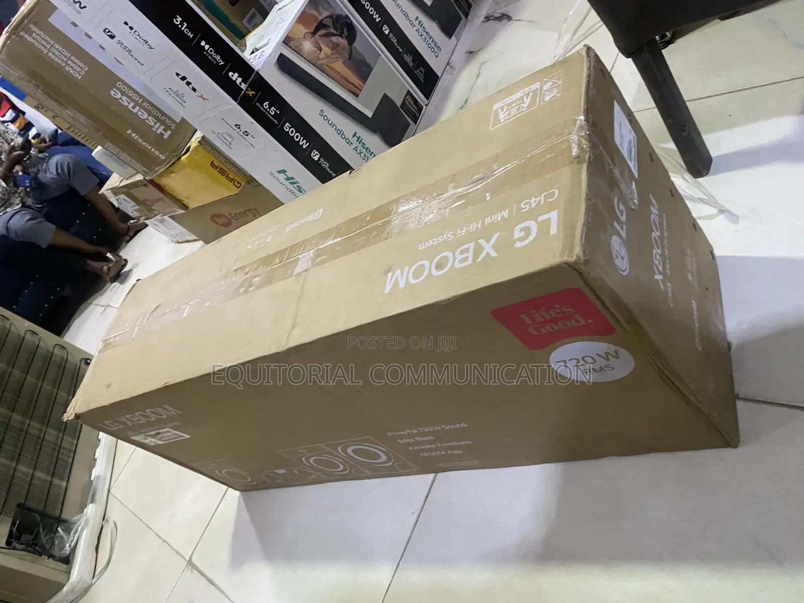 LG XBOOM CJ45 720W Bluetooth Audio System for Indoor Parties