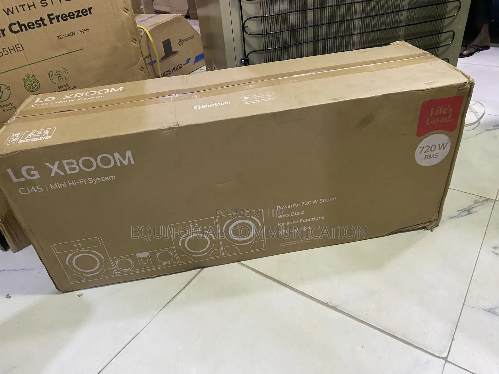 LG XBOOM CJ45 720W Mini Hi-Fi Bluetooth Speaker System