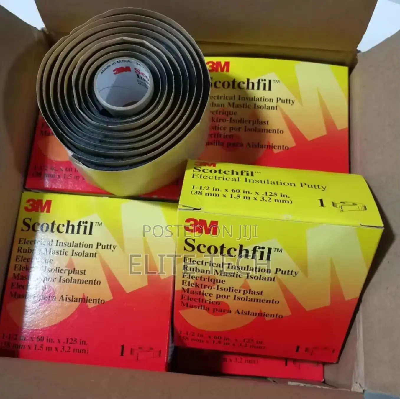 3M Scotchfil Electrical Tape - HighVoltage Waterproof Insulation
