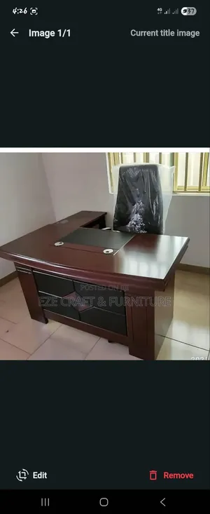 1.4meters Executive Table With Extension