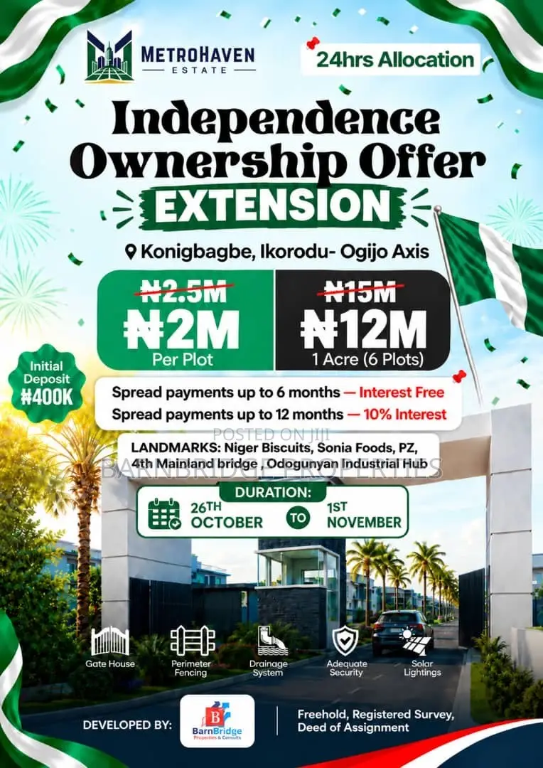 Metrohaven Estate Launch Land Sale