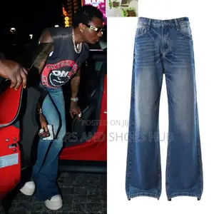 Men's Baggy Jeans | Wide-Leg Denim Trousers | Streetwear Fashion