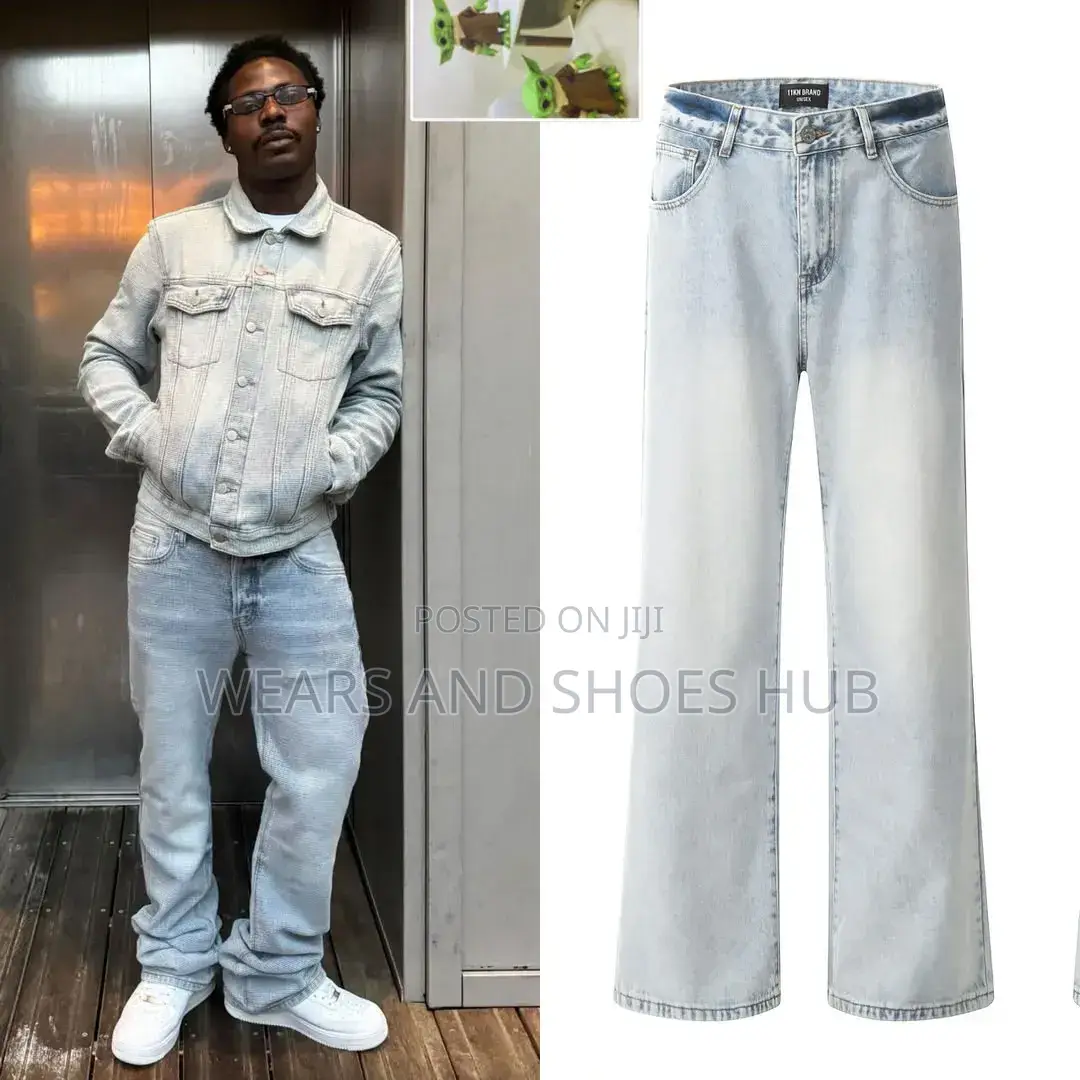 Men's Baggy Jeans | Wide-Leg Denim Trousers | Streetwear Fashion