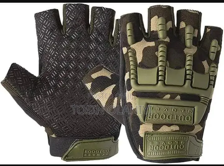Quality Half Leather Gym Gloves