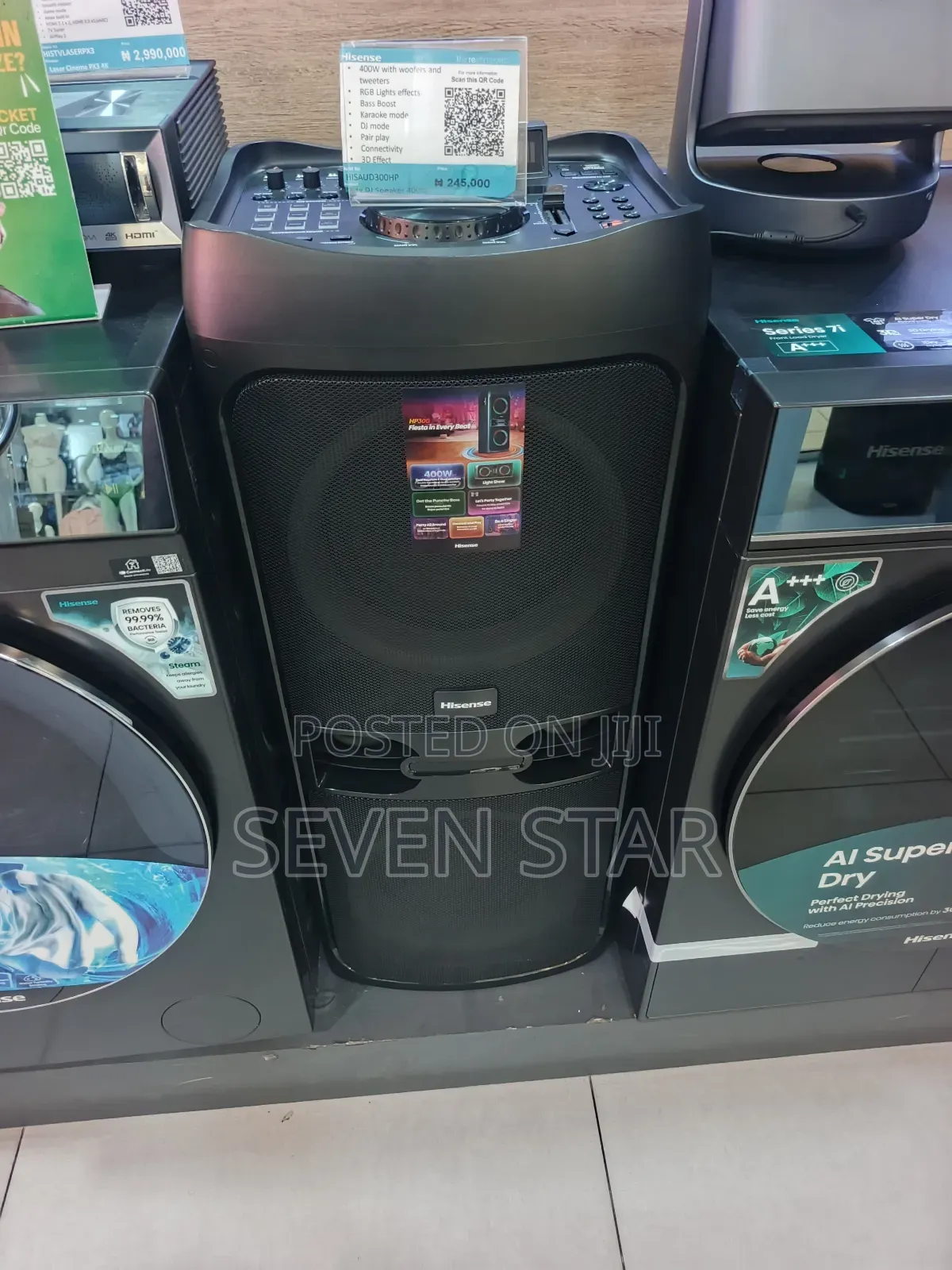 Hisense All in One
Aud 300hp400 Max Audio Power