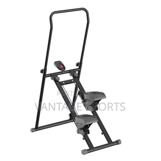 Climber & Stepper Machine: Pulley System & LCD Monitor