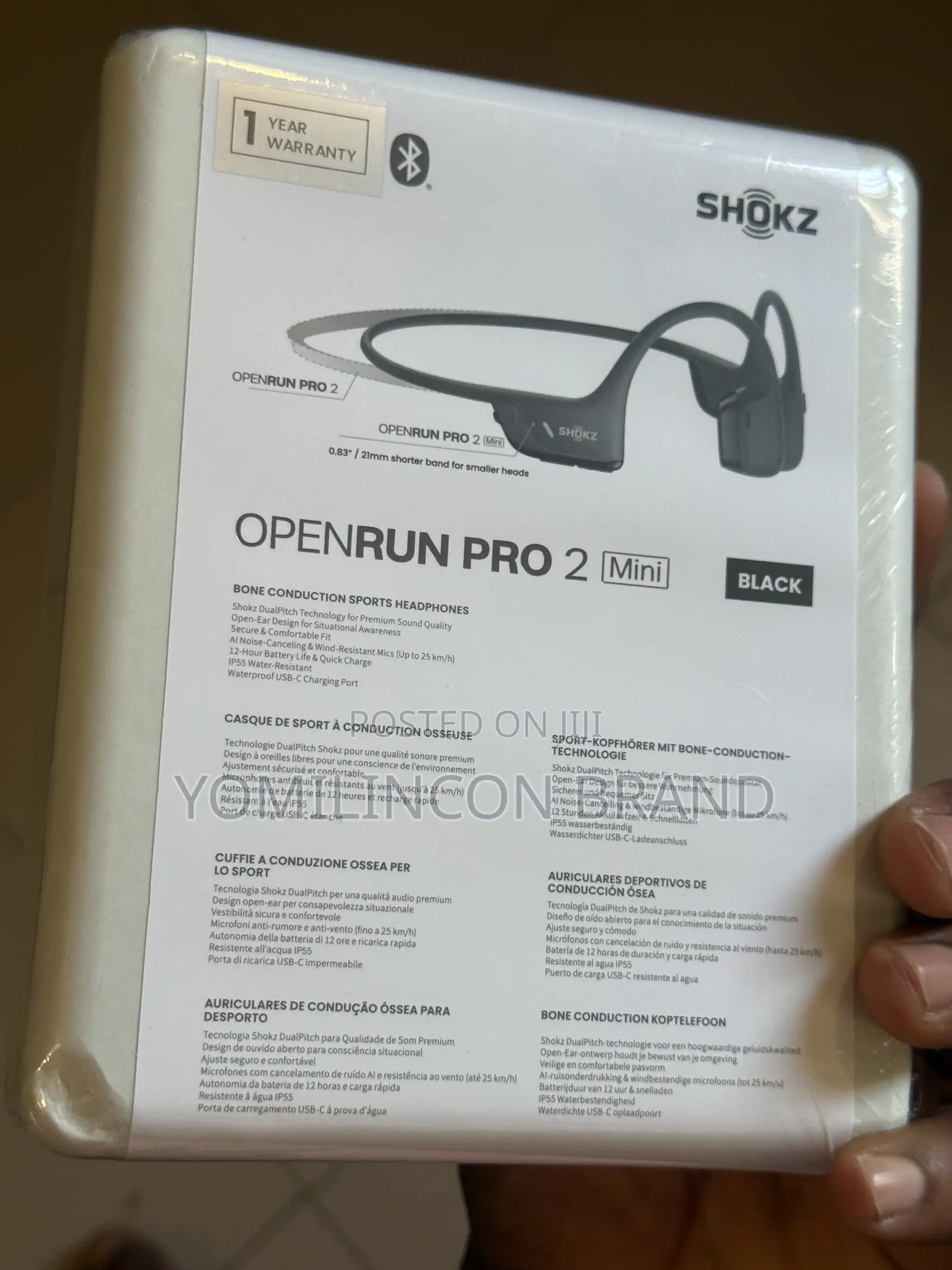 SHOKZ OpenRun Pro 2 Mini Bone Conduction Bluetooth.