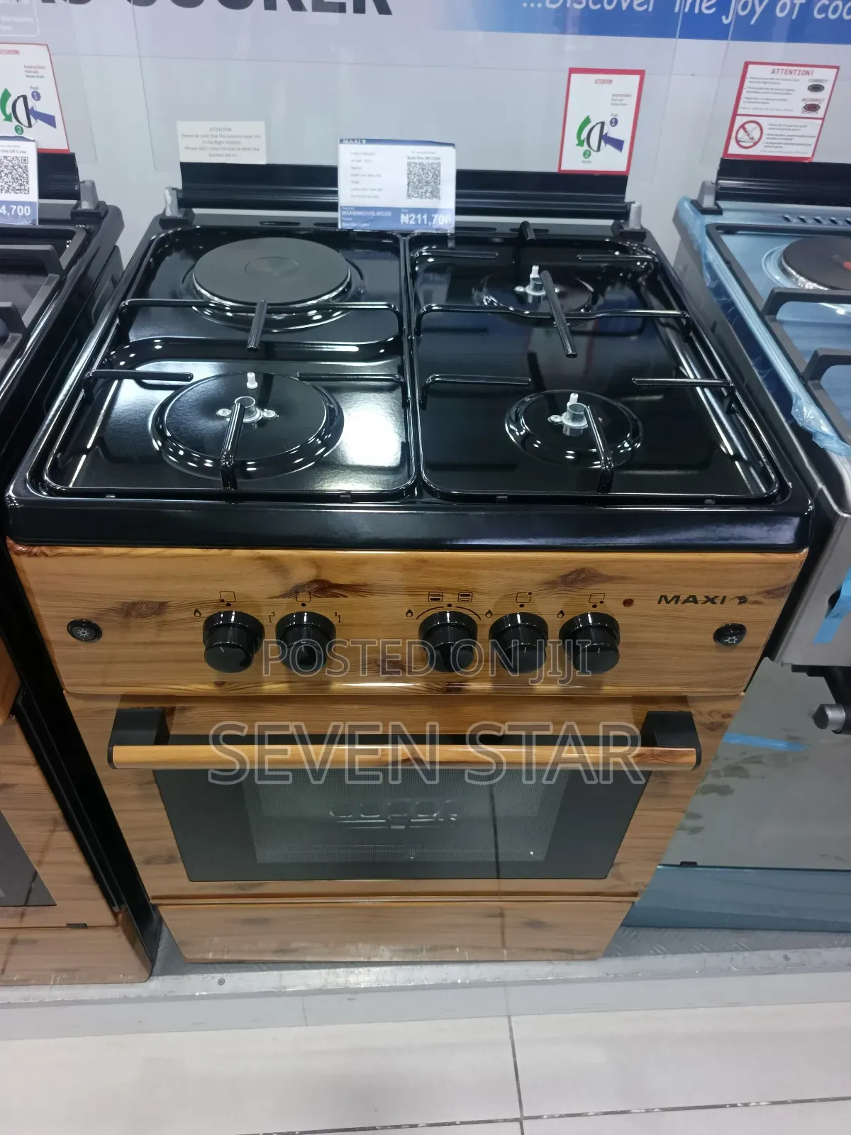 MAXI 60CM by 60CM (3+1) WOOD
 With Oven