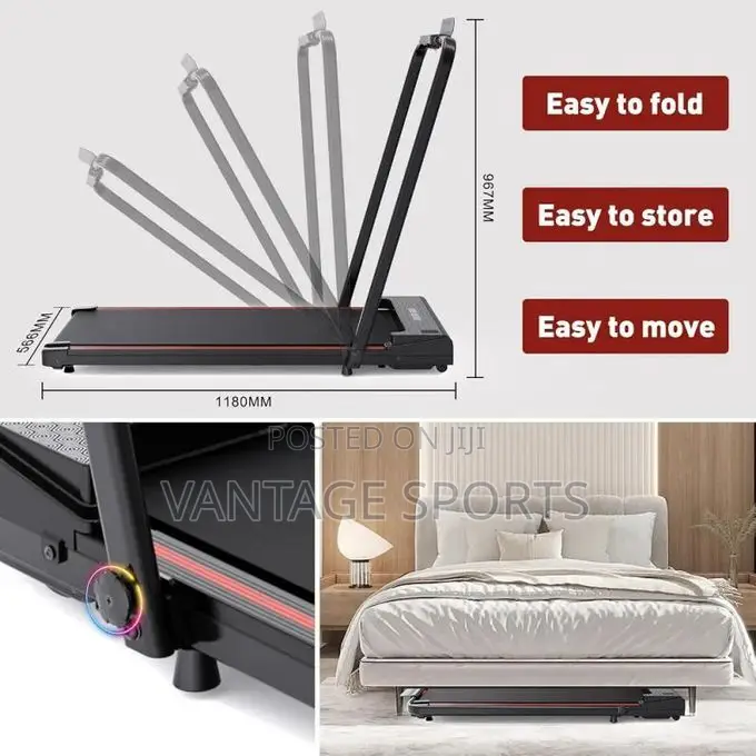 2.5 HP Foldable Walking Pad Treadmill (Under Desk & Home Office)- POD