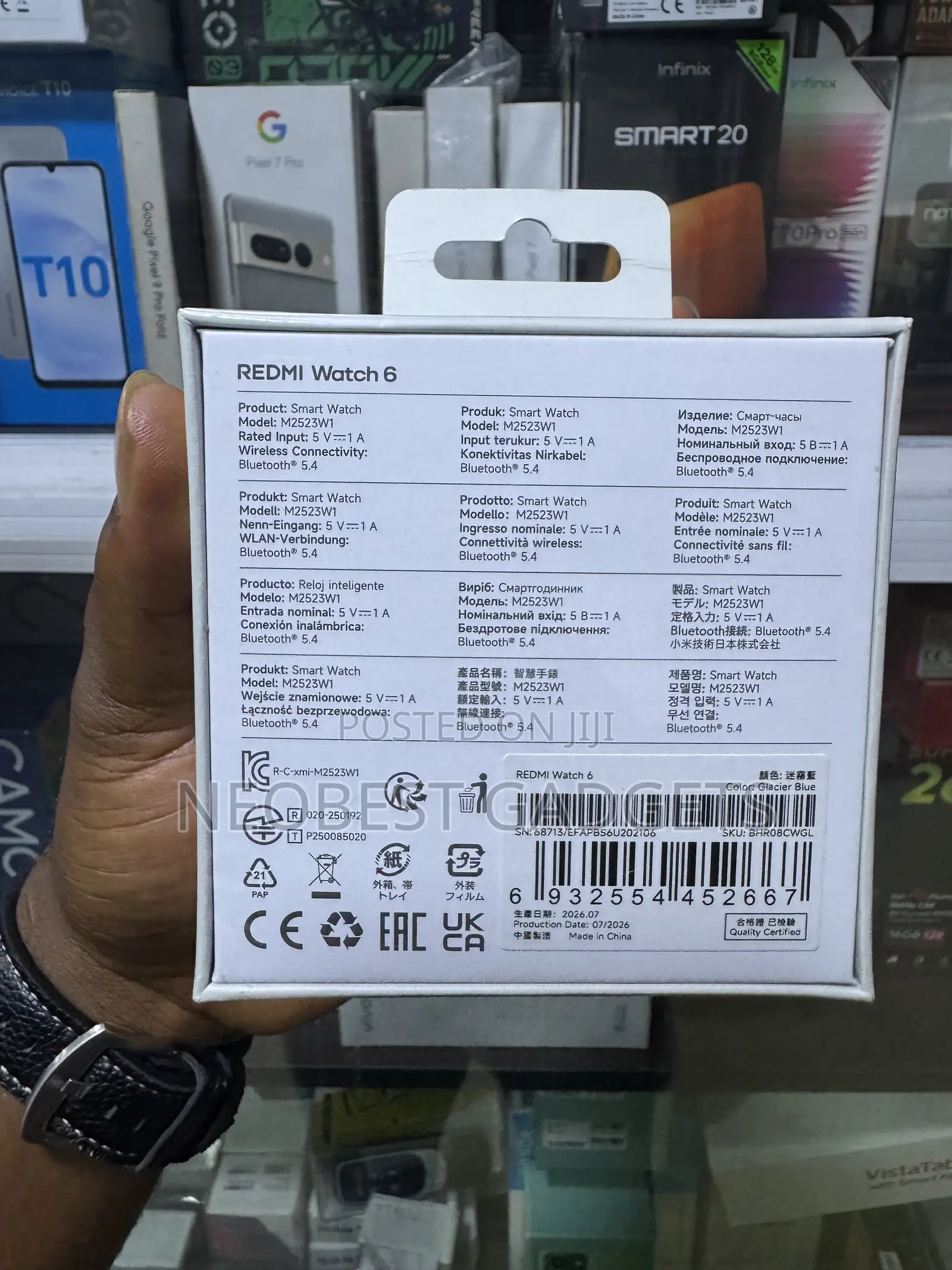 Blue Redmi Watch 6
