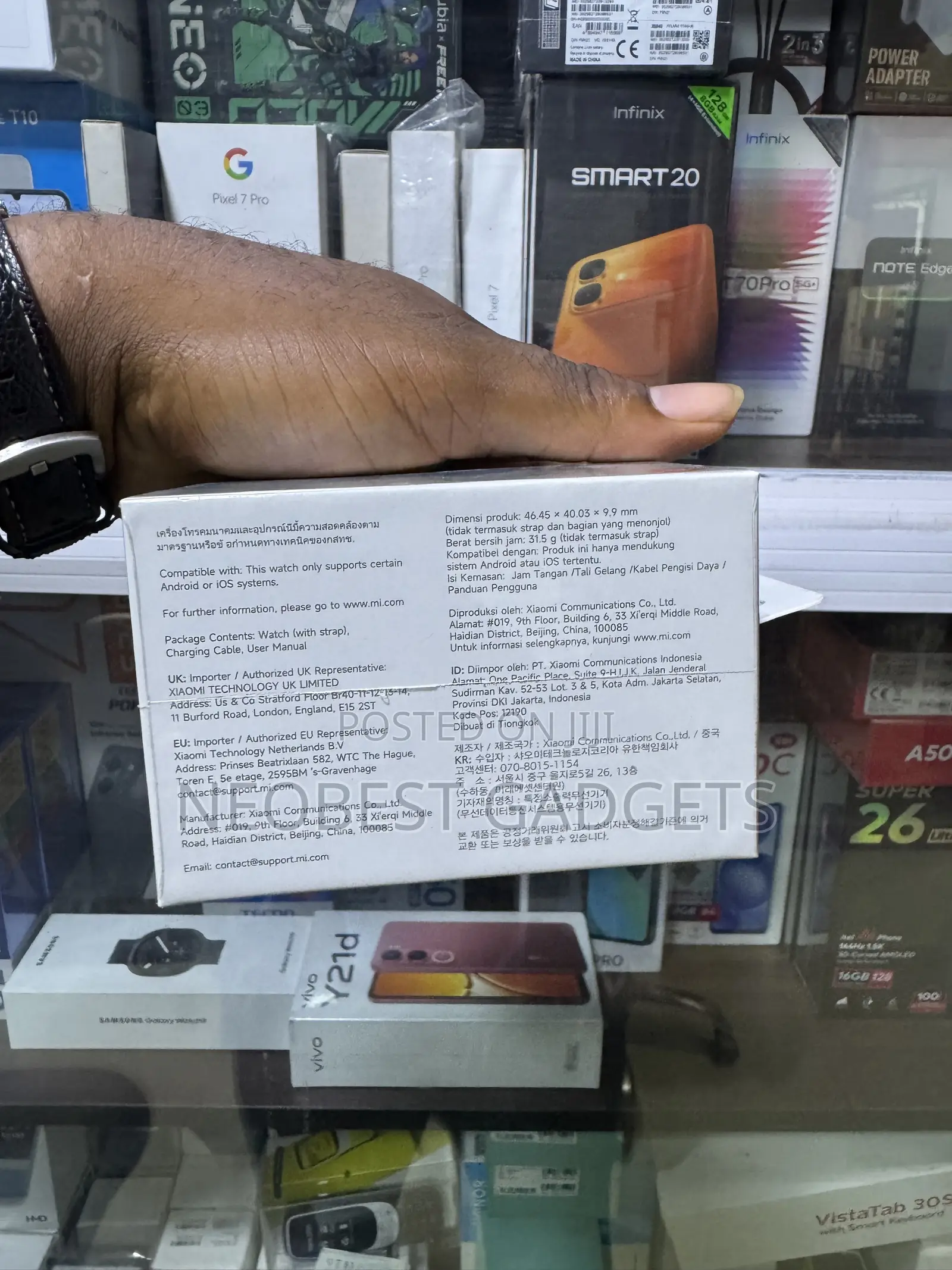 Blue Redmi Watch 6