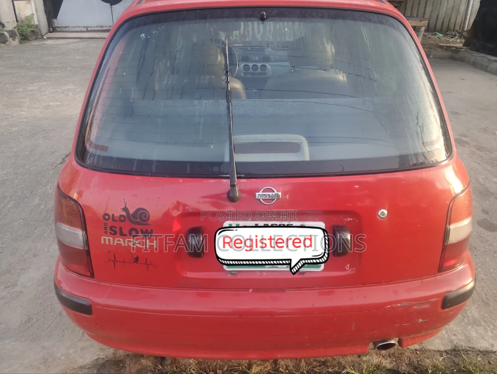 Nissan March 1998 Red