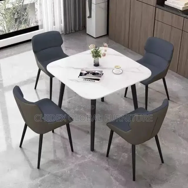 Ceramic Top Dining Table Set