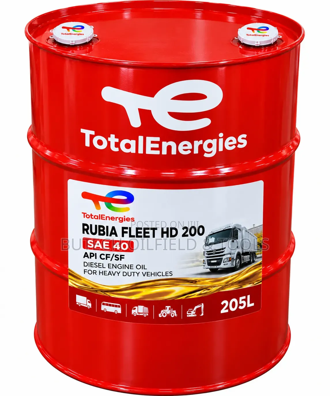 TotalEnergies Rubia Fleet HD 200 SAE 40 Engine Oil – 205 Litres
