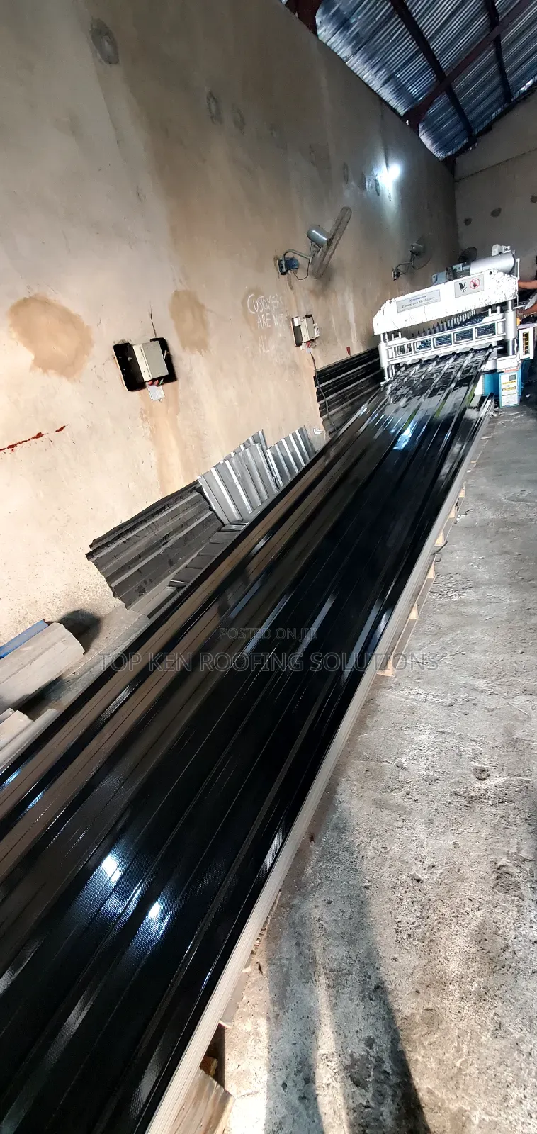 0.60mm Thickness Black Longspan Sheet