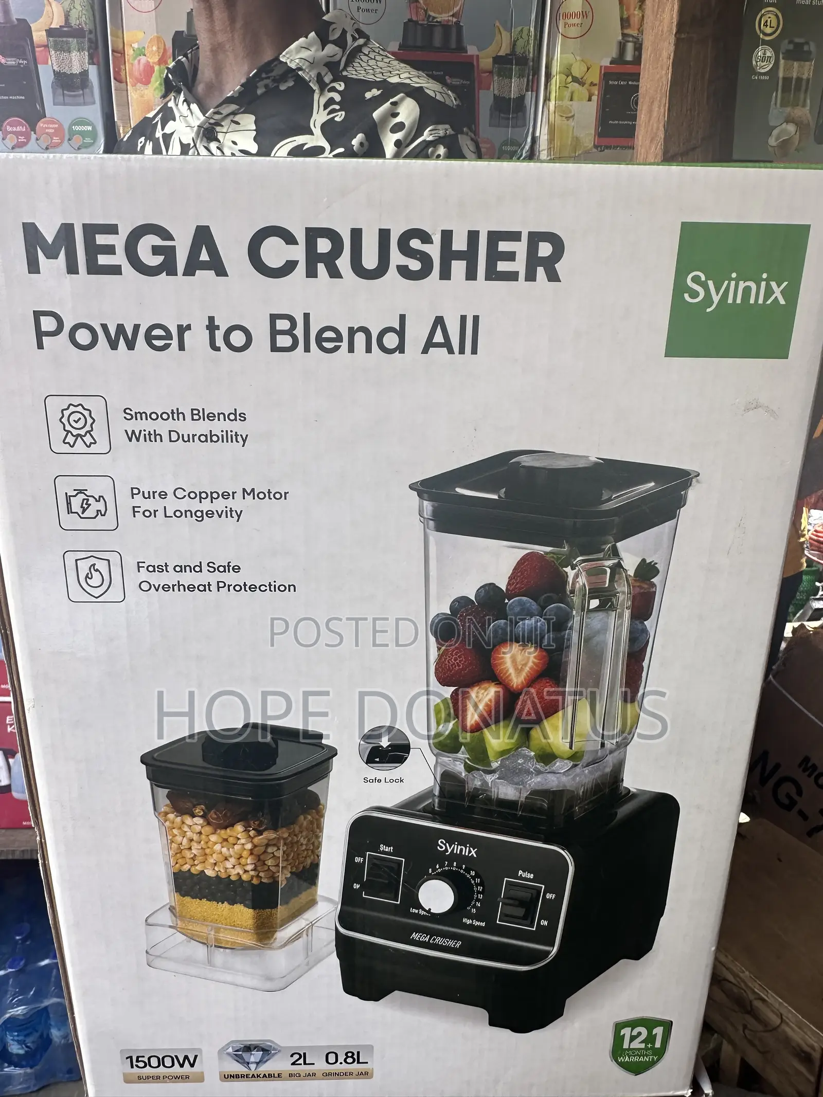 Syinix Blender Mega Crusher