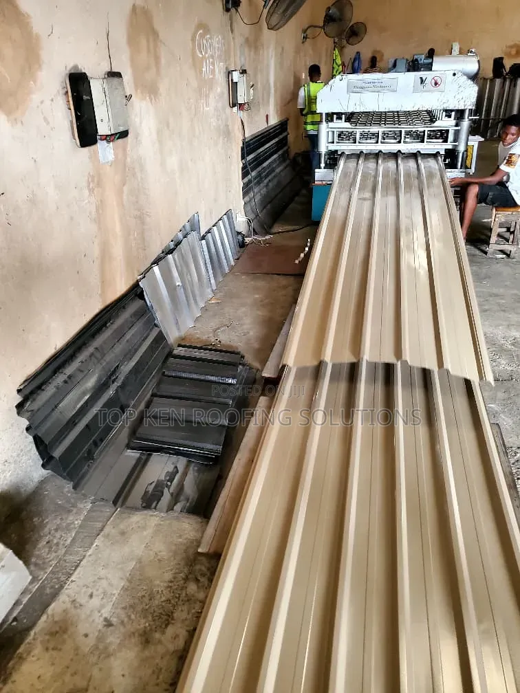 0.55B Oven Baked G Beige Longspan Sheet