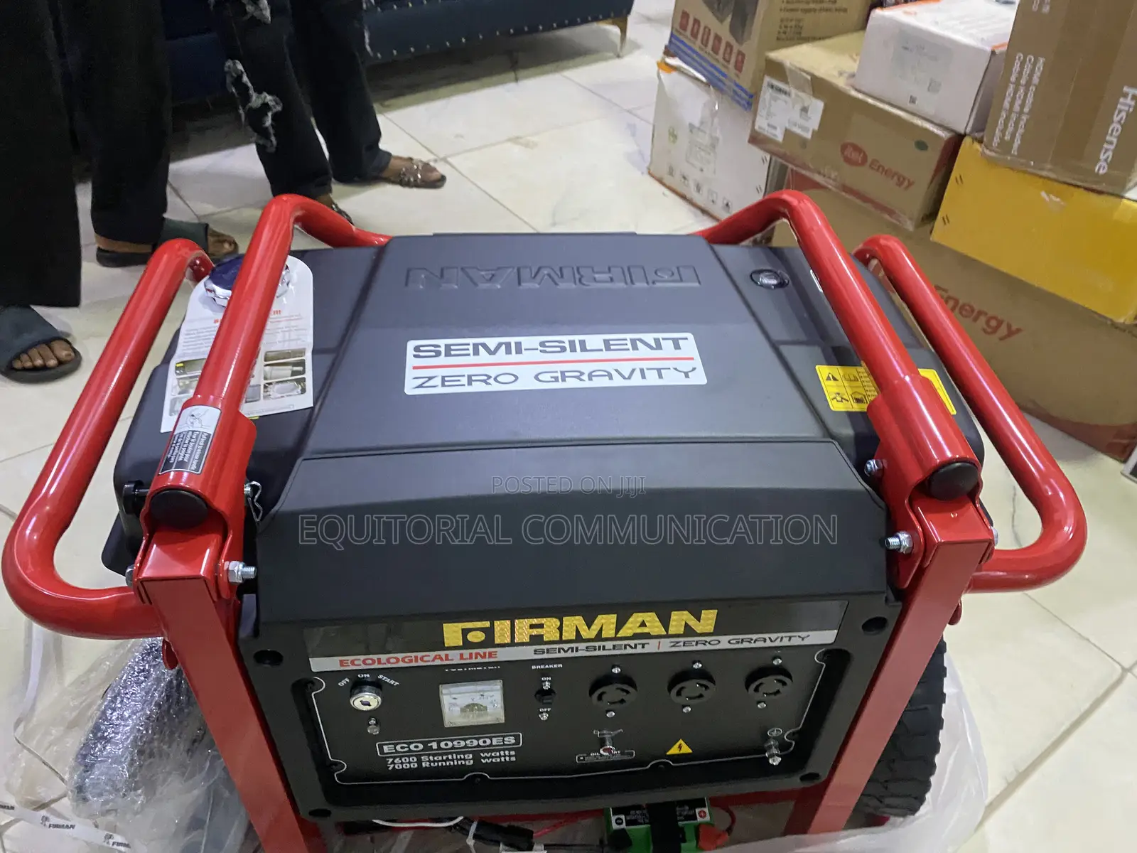 Firman ECO 10990ES Semi-Silent Petrol Generator for Shops and Offices