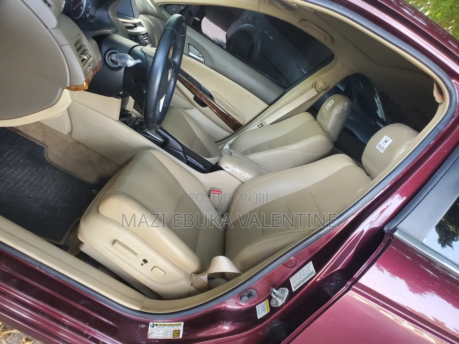 Honda Accord 2008 Burgundy