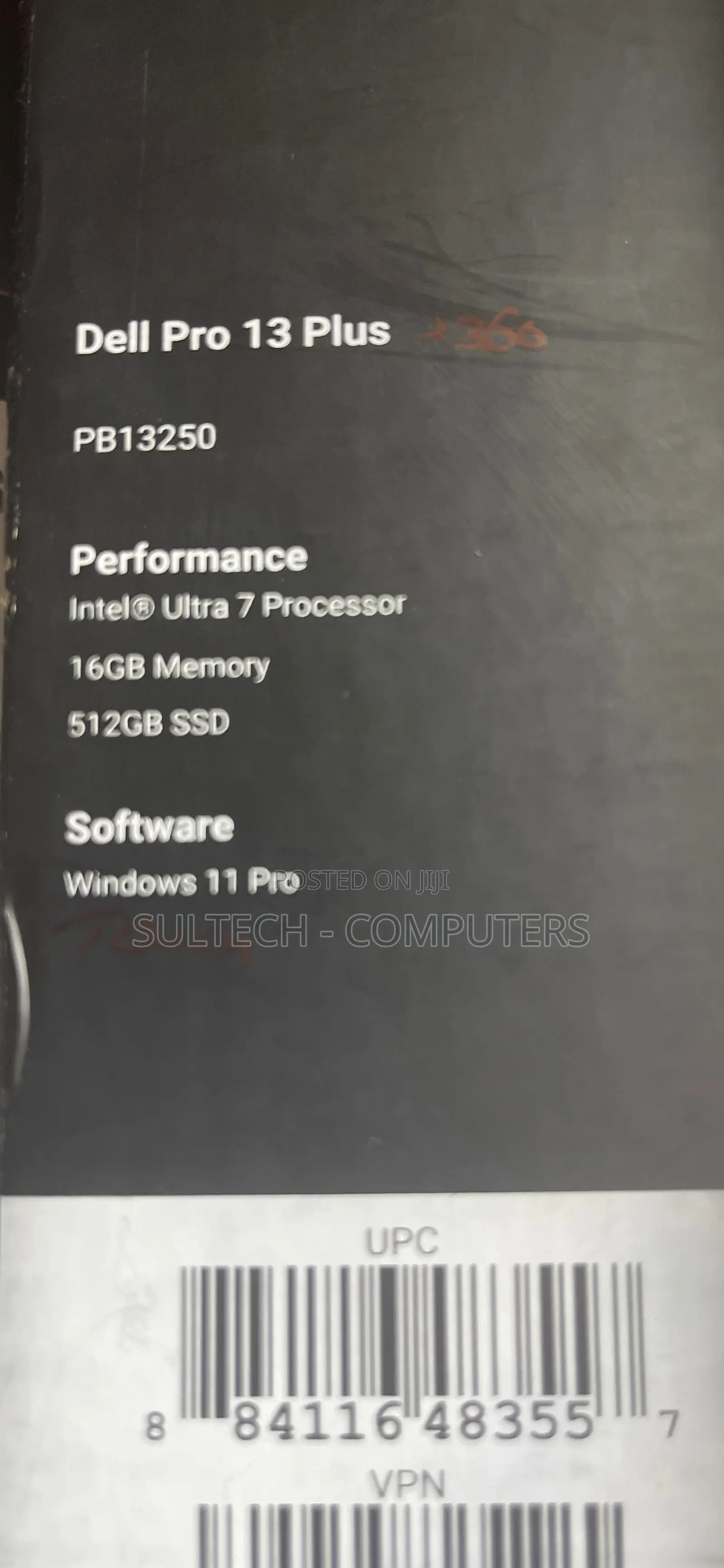 New Laptop Dell Pro Plus 13 16GB Intel SSD 512GB