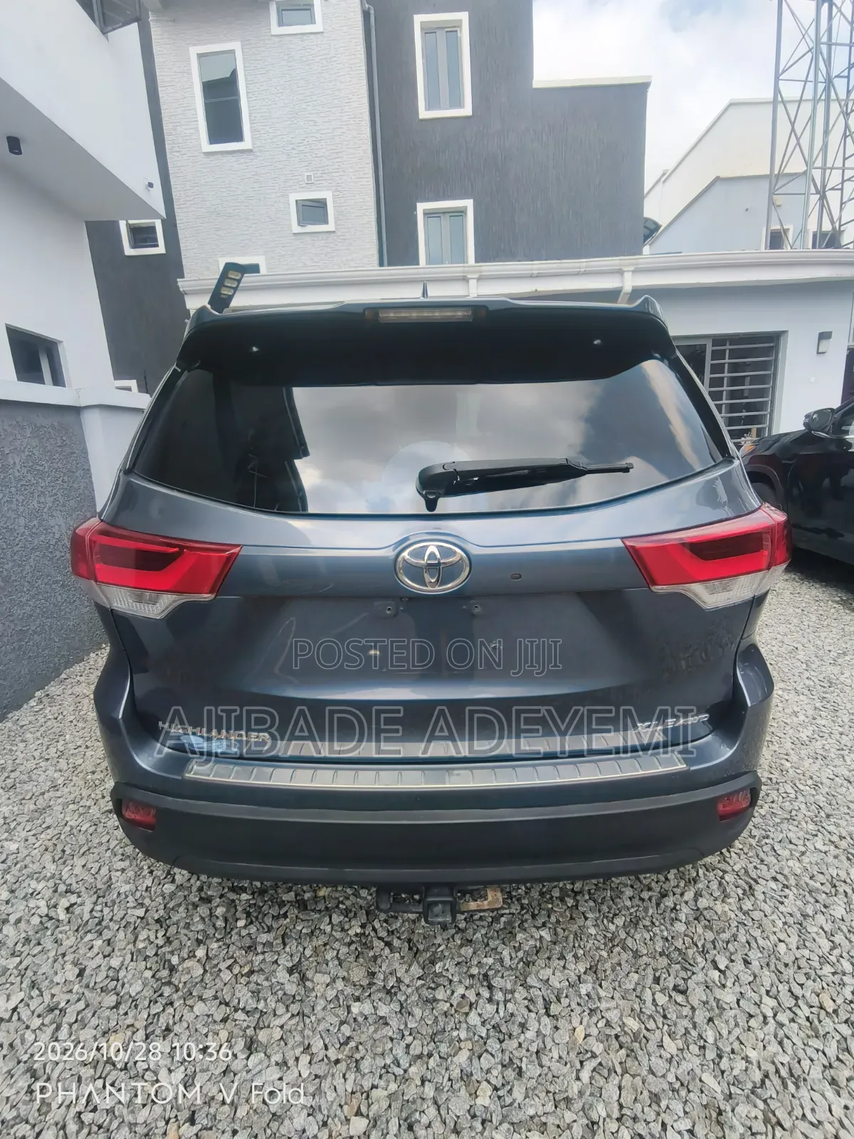 Toyota Highlander XLE V6 4x2 (3.5L 6cyl 6A) 2016 Blue