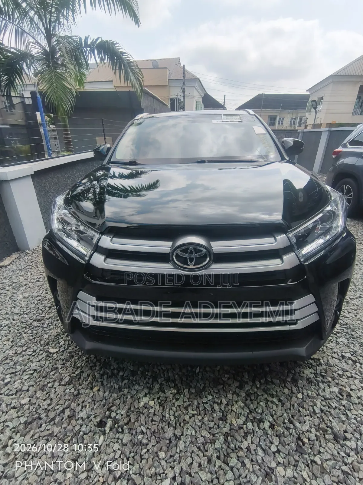Toyota Highlander XLE V6 4x2 (3.5L 6cyl 6A) 2016 Black