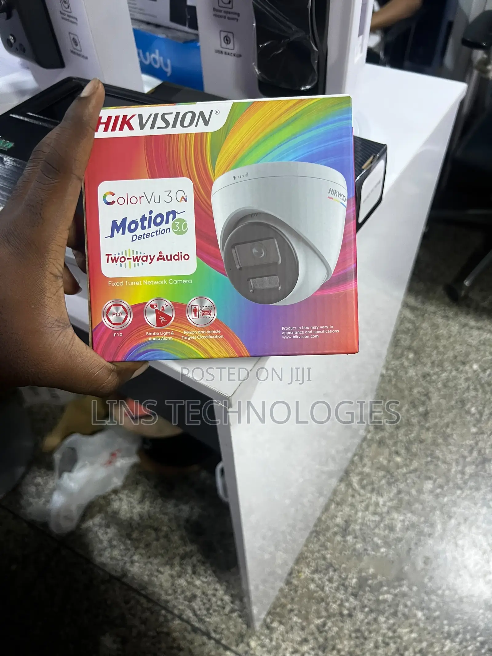 Hikvision 4mp IP Colorvu Camera ( 2 Way Audio)