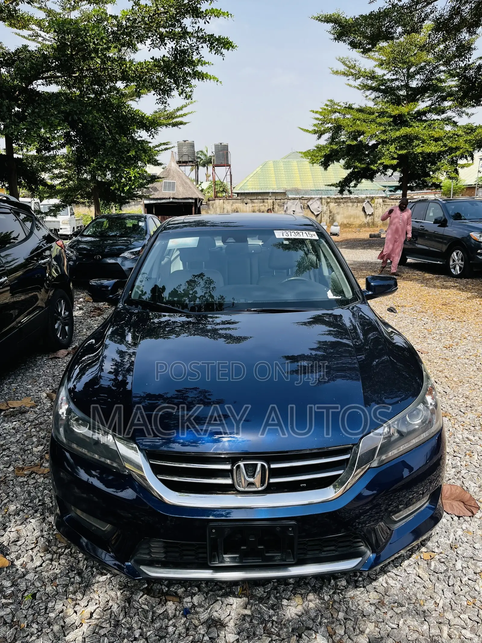 Honda Accord EX-L V-6 4dr Sedan w/Navigation (3.5L 6cyl 6A) 2014 Blue