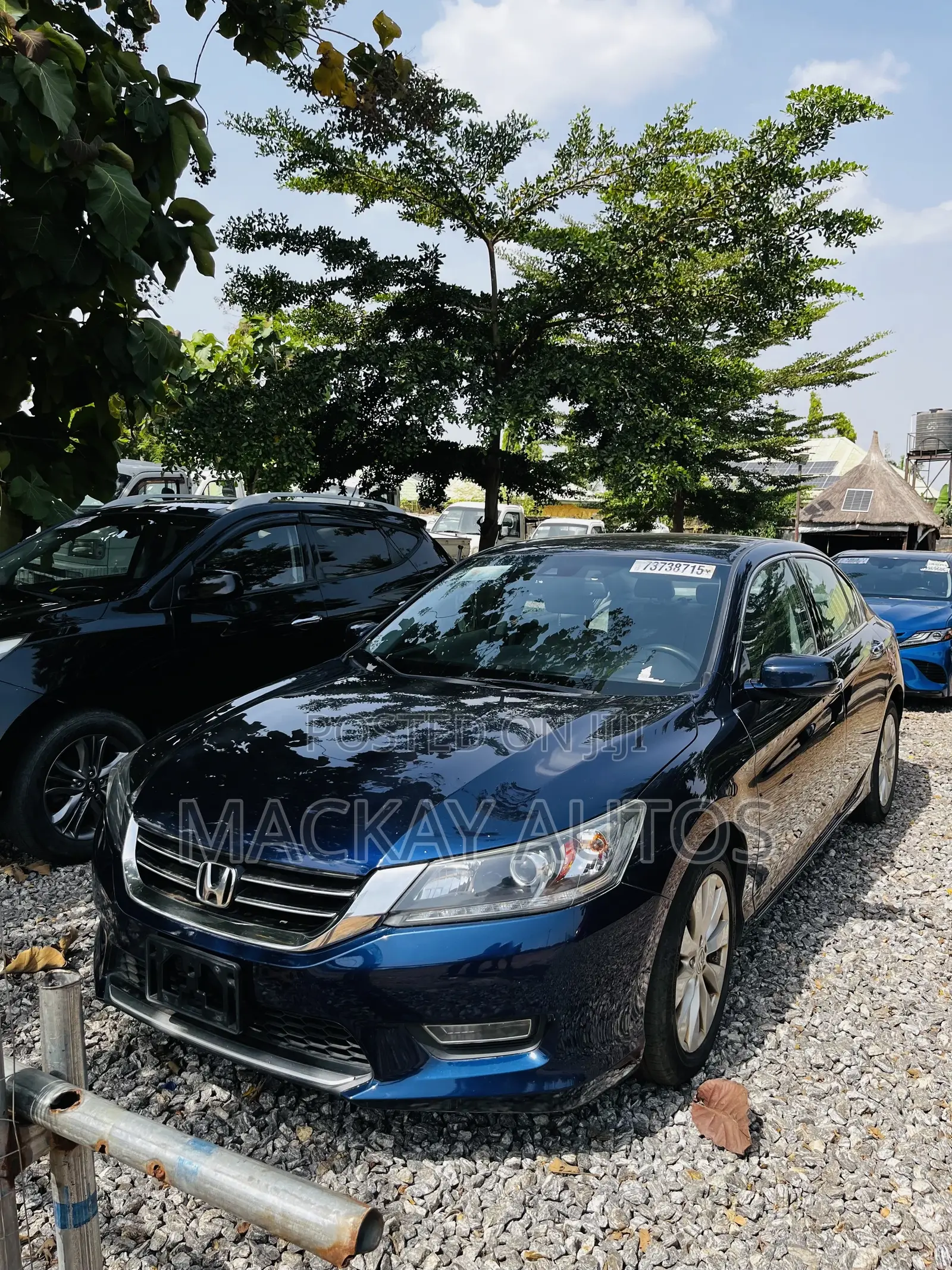 Honda Accord EX-L V-6 4dr Sedan w/Navigation (3.5L 6cyl 6A) 2014 Blue