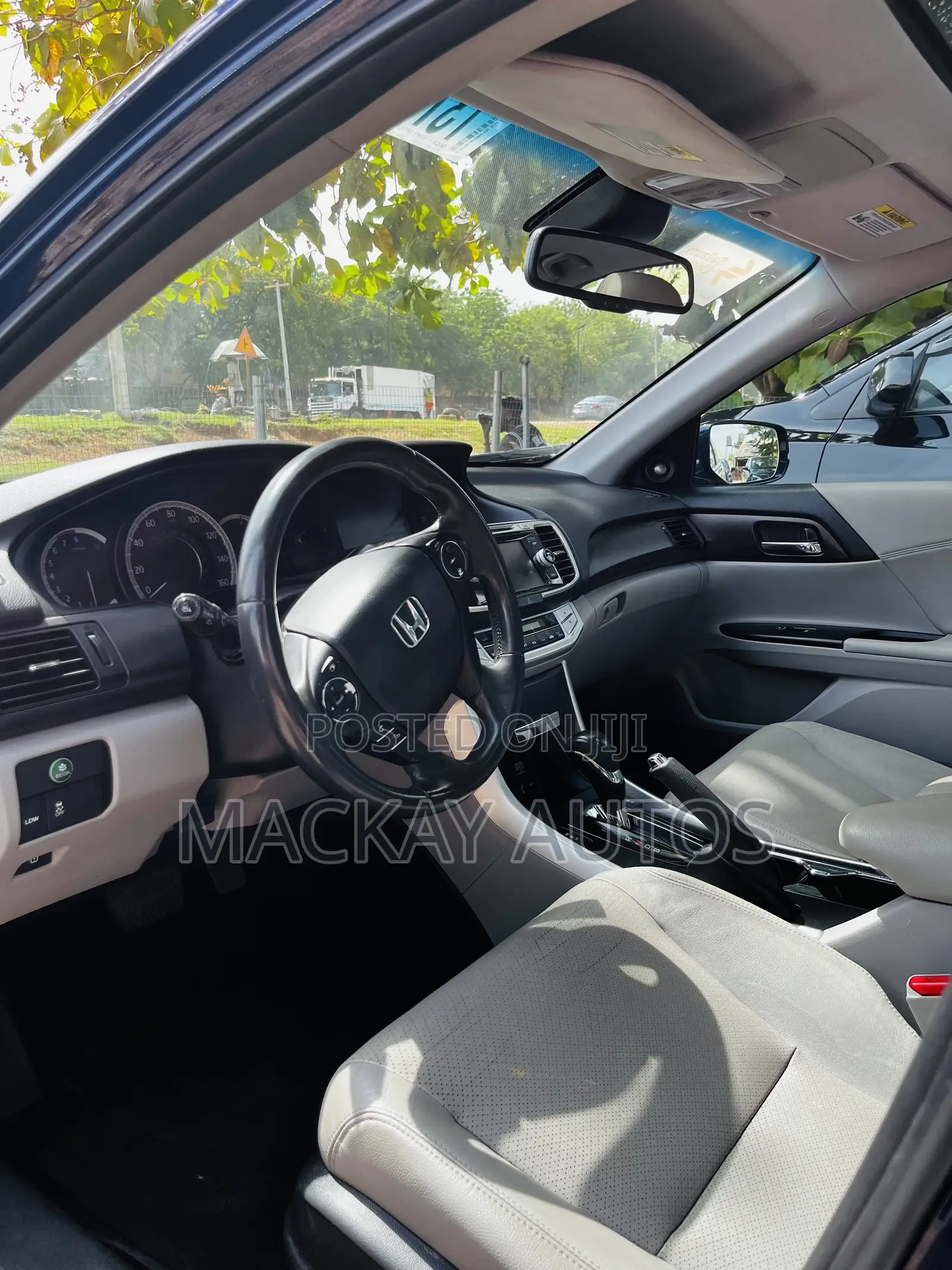 Honda Accord EX-L V-6 4dr Sedan w/Navigation (3.5L 6cyl 6A) 2014 Blue