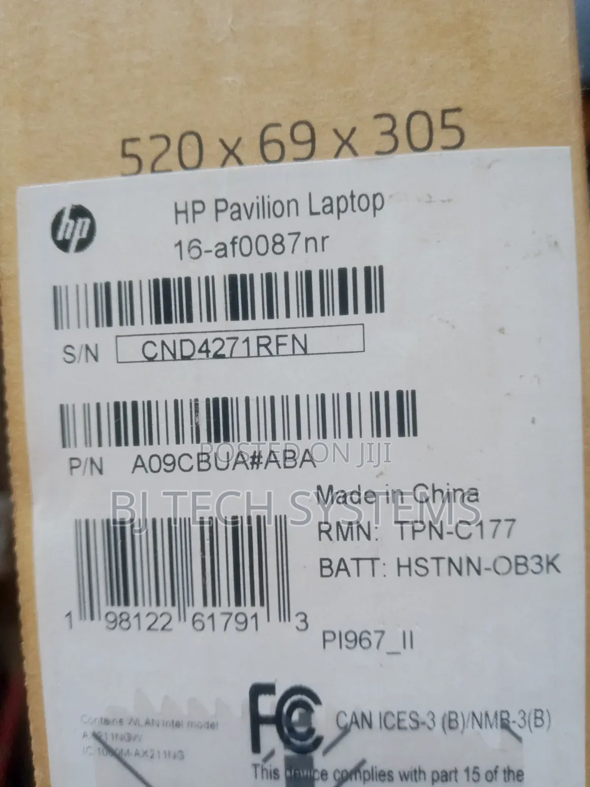 New Laptop HP Pavilion 15 16GB Intel Core Ultra 7 SSD 512GB