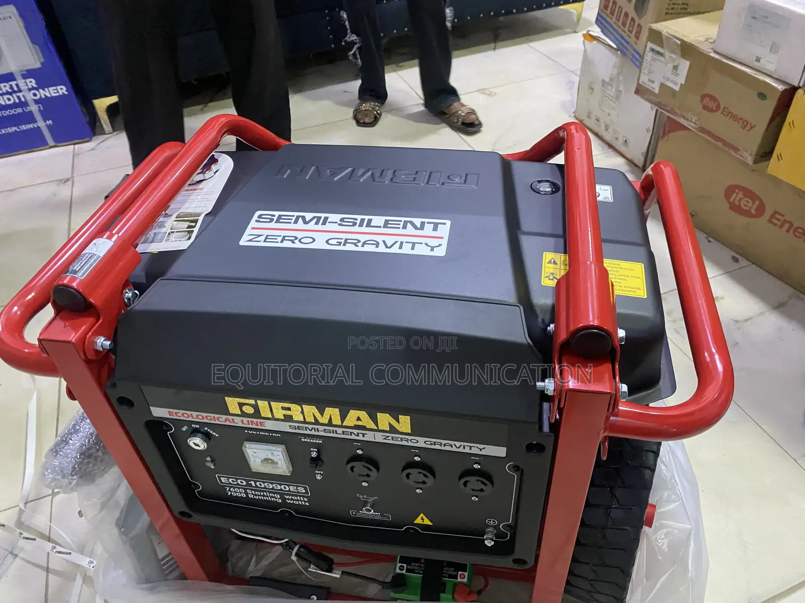 Firman ECO 10990ES 7.6KVA Petrol Generator for Shops With 16HP Engine