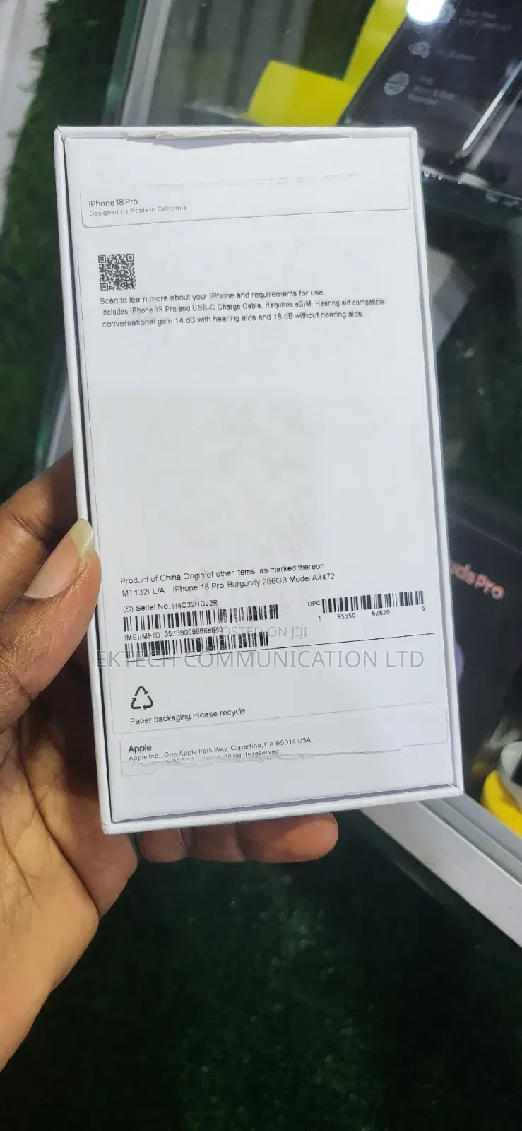 New Apple iPhone 18 Pro 256 GB Gray