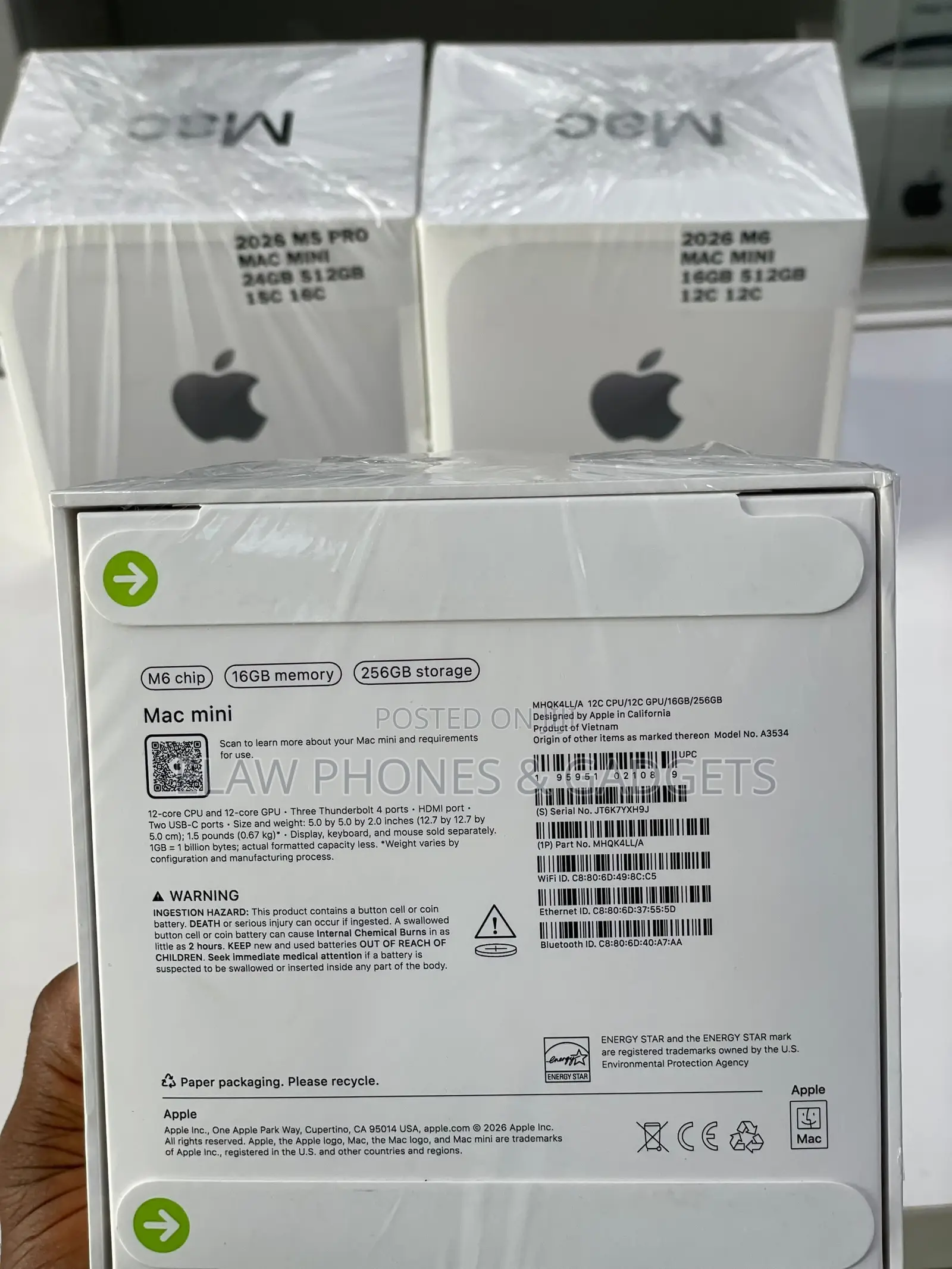 New Desktop Computer Apple 16GB SSD 256GB