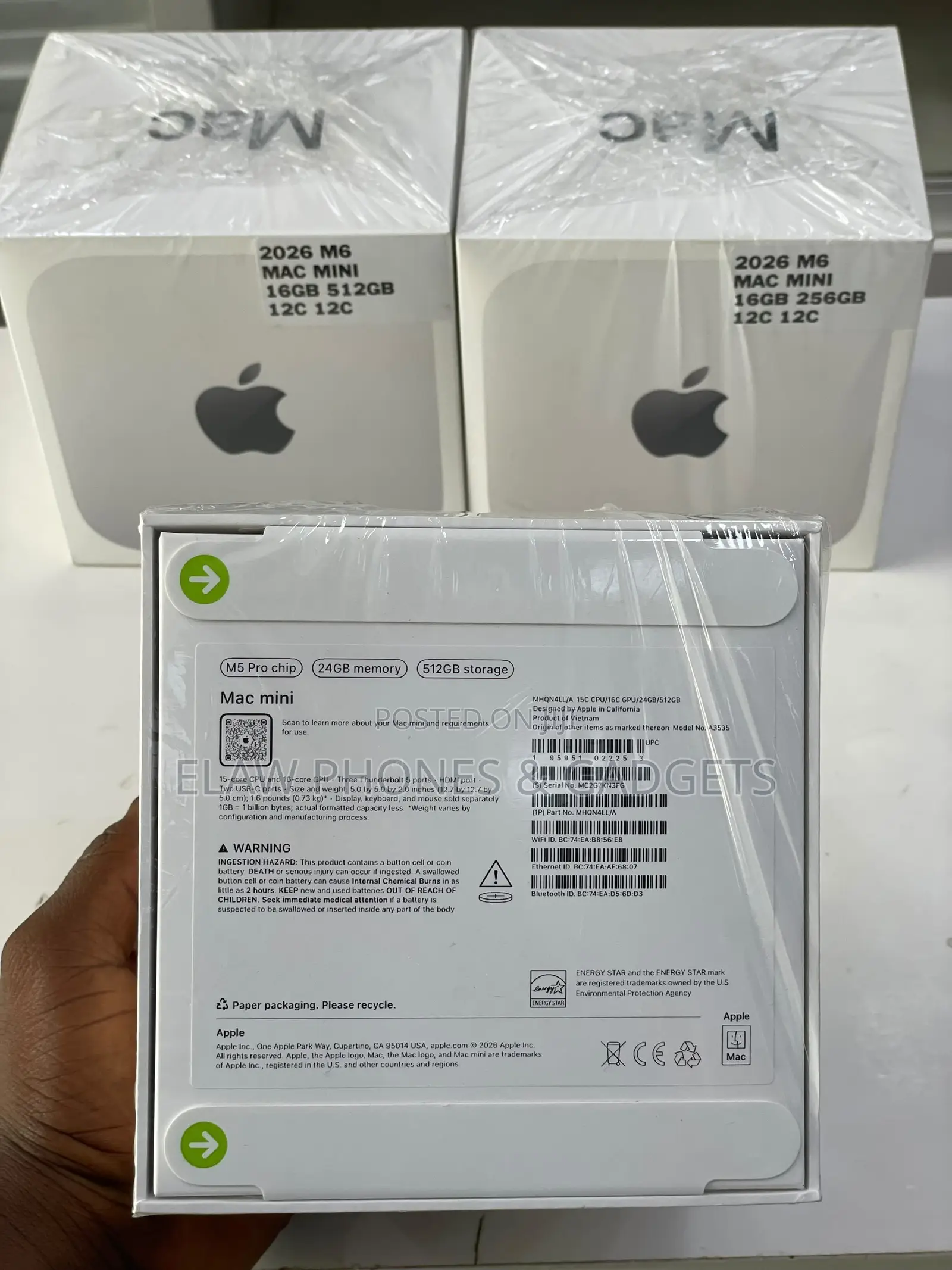 New Desktop Computer Apple 24GB SSD 512GB