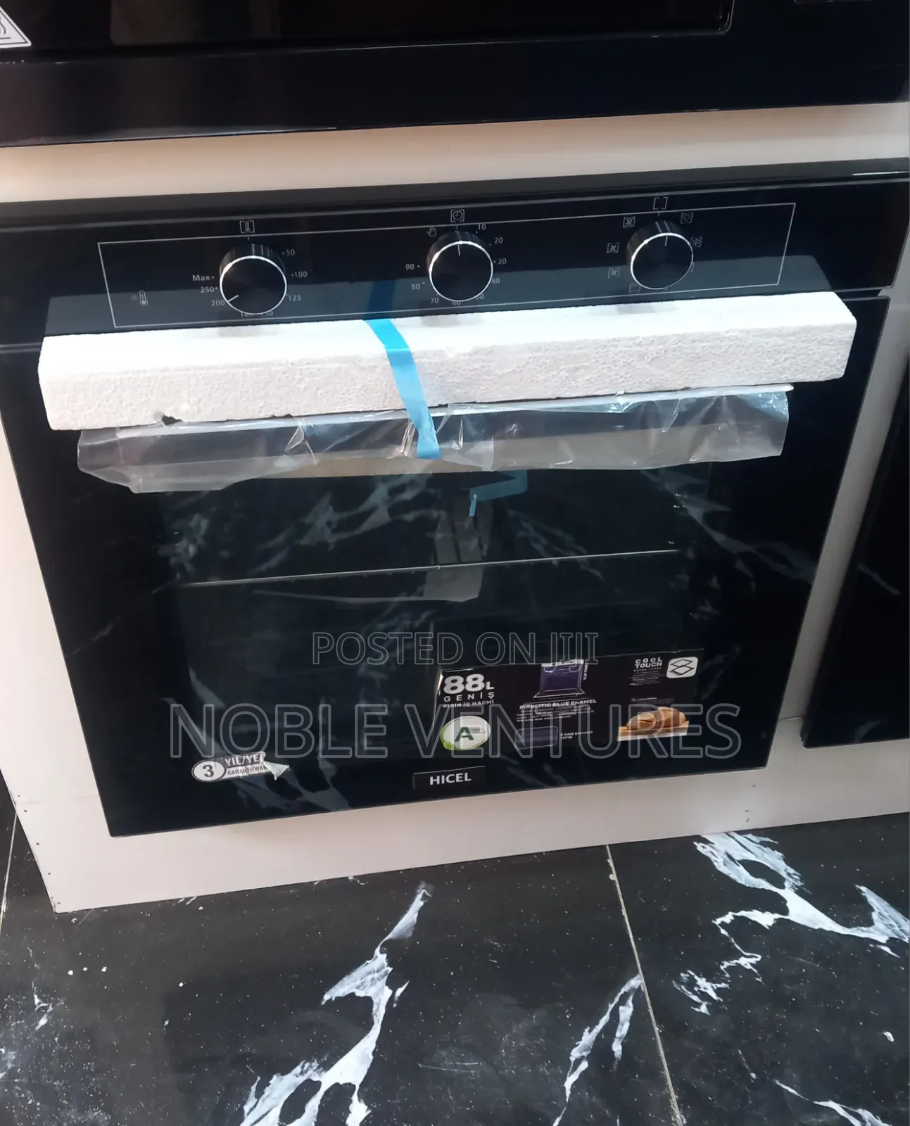 HICEL Built-in Electric and Gas Oven 60x60cm 75litters 100%copper